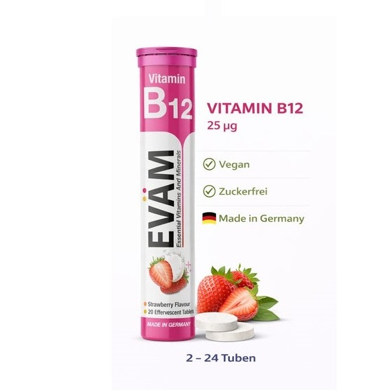 مکمل قرص جوشان ویتامین B12 ایوام