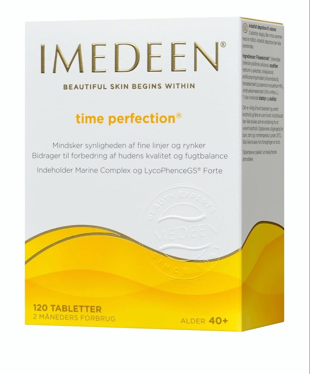 قرص ایمدین زرد اورجینال مدل تایم پرفکشن 40 سال به بالا قفل دار هالئون